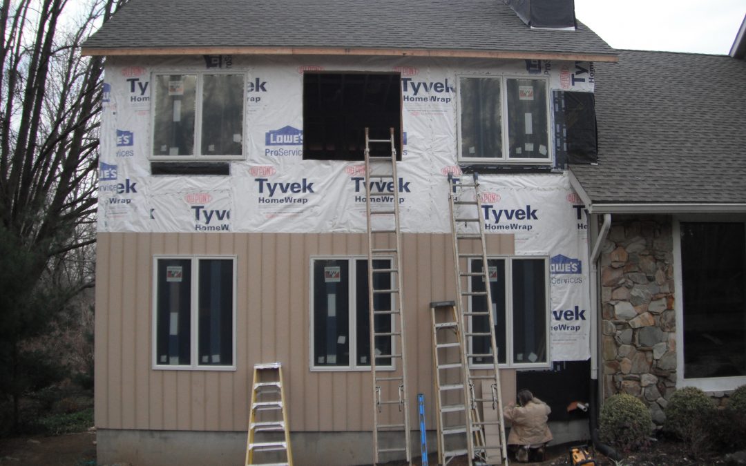 Exterior of Two-Story Addition in Moorestown, NJ