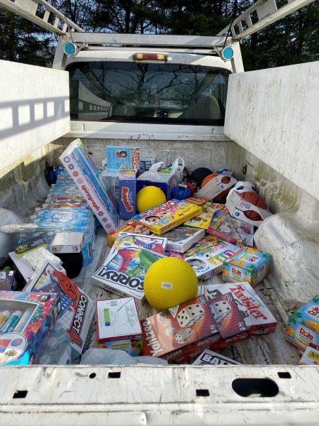 Truck full of toys